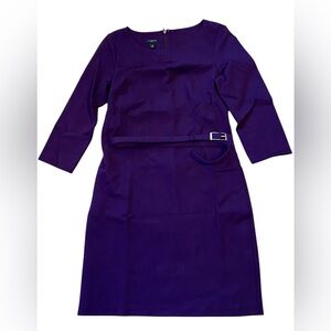 Talbots Purple Dress